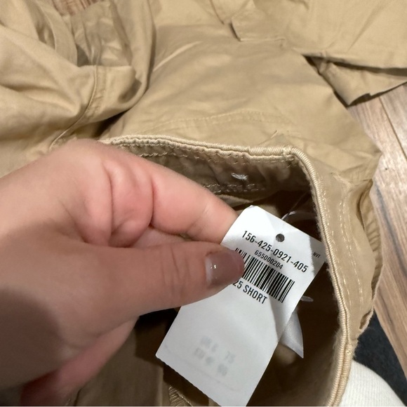 NWT Abercrombie & Fitch Curve Love Relaxed Fit Cargo Pants Tan - Picture 12 of 13